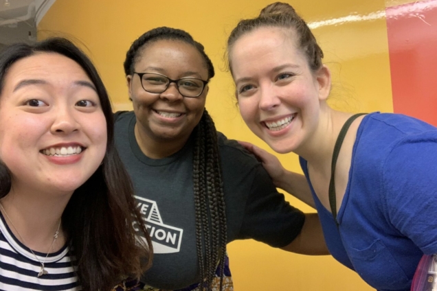 Grace Kwon with Creative Reaction Lab