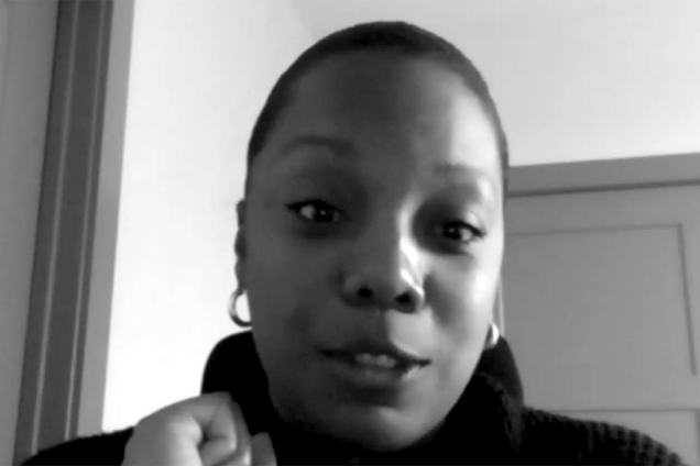 B&W image of Lokelani Alabanza from Saturated Ice Cream