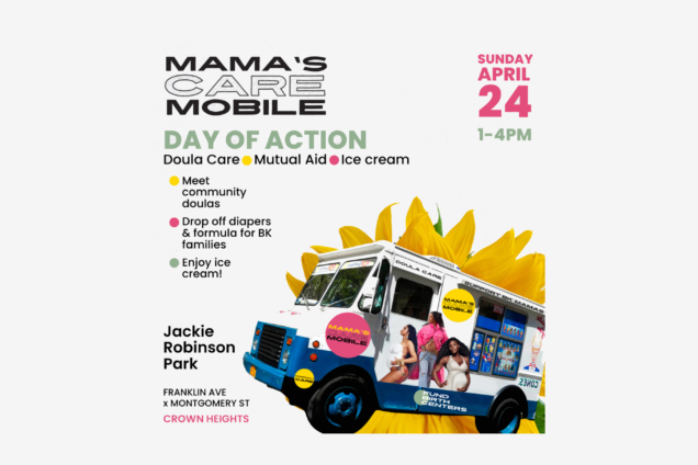 Social Media post for Mama's Care Mobile Day of Action - Mickey Ferrara's Fast Track Project