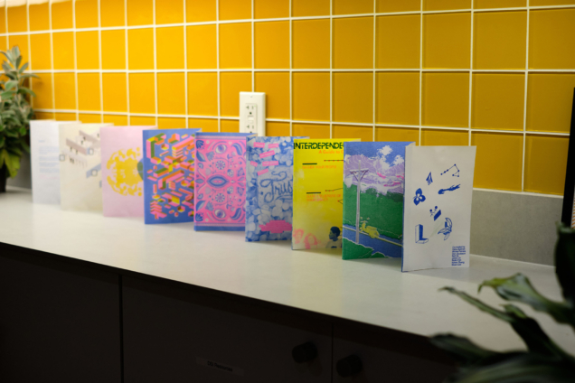 A photo of a zine created by members of the Class of 2022 for their Leadership course.