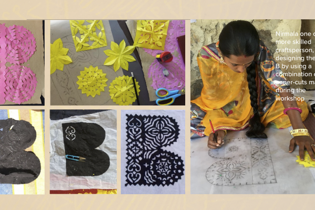 Examples of Typecraft letterforms in the shape of a 