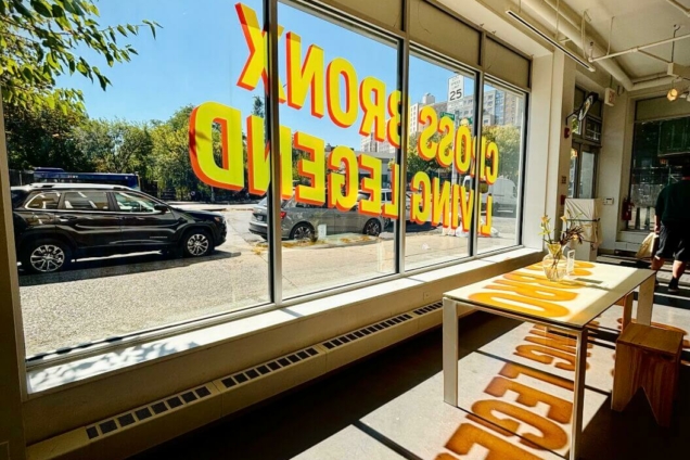 Photo of window onto street