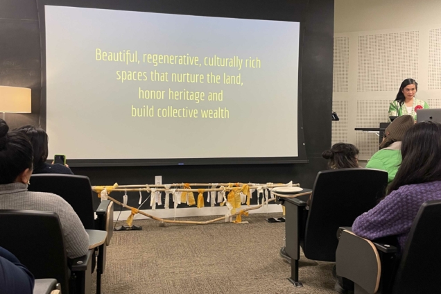 A slide that says 